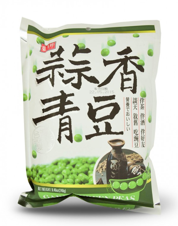 台湾 盛香珍 蒜香青豆 240g-0