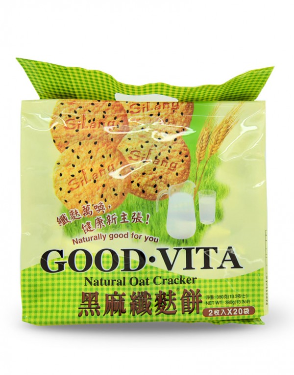 思朗 黑芝麻纤麸饼 380g-0