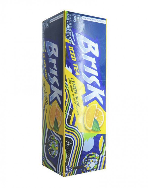 美国 Brisk 冰红茶 (柠檬味) 12fl oz x 12罐-0