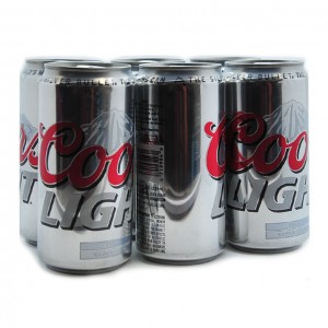 银子弹Coors 听装啤酒(6听)16fl oz-0