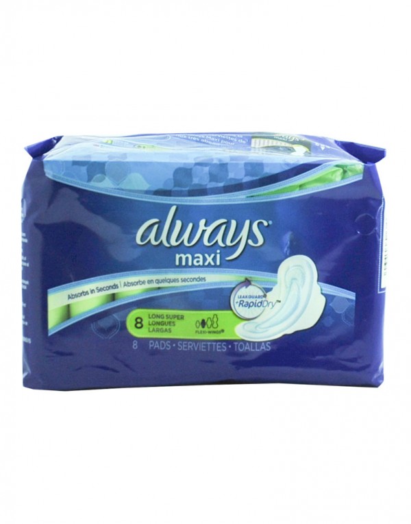 Always Maxi 卫生巾 (Long Super) 8片-0