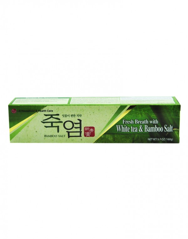 韩国 LG 清新口气 竹盐牙膏 5.7oz-0