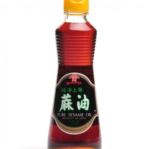 日本 Kadoya 上等麻油 327ml-0