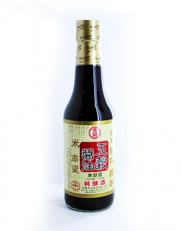台湾 金兰 五谷酱油 500ml-0