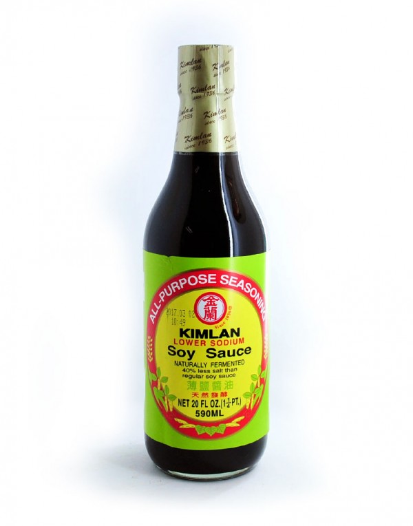 台湾 金兰 薄盐酱油 590ml-0