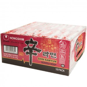 韩国方便面Nongshim 红色拉面整箱（16袋装）120g x 16-0