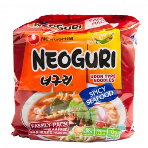 韩国方便面Nongshim 海鲜辣汤泡面（4袋装）120gx4-0