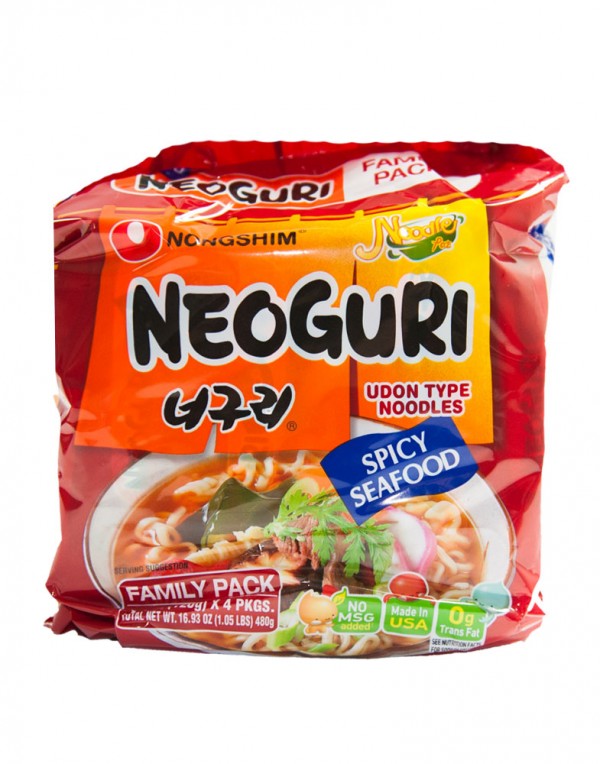 韩国方便面Nongshim 海鲜辣汤泡面（4袋装）120gx4-0