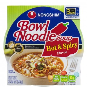 韩国方便面Nongshim 香辣中杯泡面 86g-0