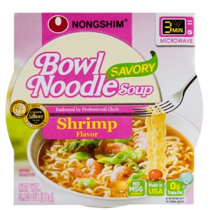 韩国方便面Nongshim 鲜虾中杯泡面 86g-0