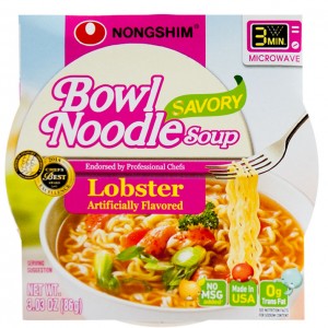 韩国方便面Nongshim 龙虾中杯泡面 86g-0