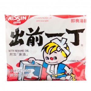 日本日清Nissin 出前一丁 即食汤面 （袋装）100g-0