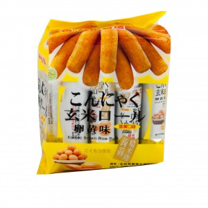 北田蒟蒻糙米卷 (蛋黃口味) 5.64oz-0