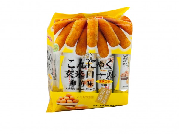 北田蒟蒻糙米卷 (蛋黃口味) 5.64oz-0